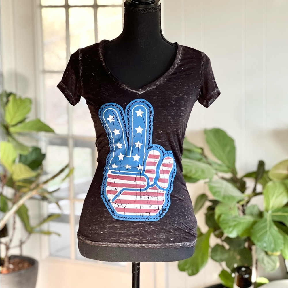 Fifth Son American Peace Vintage Top Size X Small